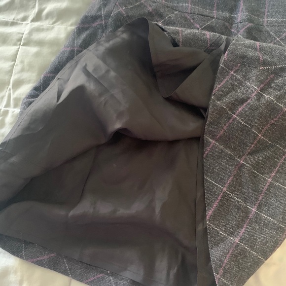 Checkered skirt, Fully lined , side zipper. - Picture 4 of 5